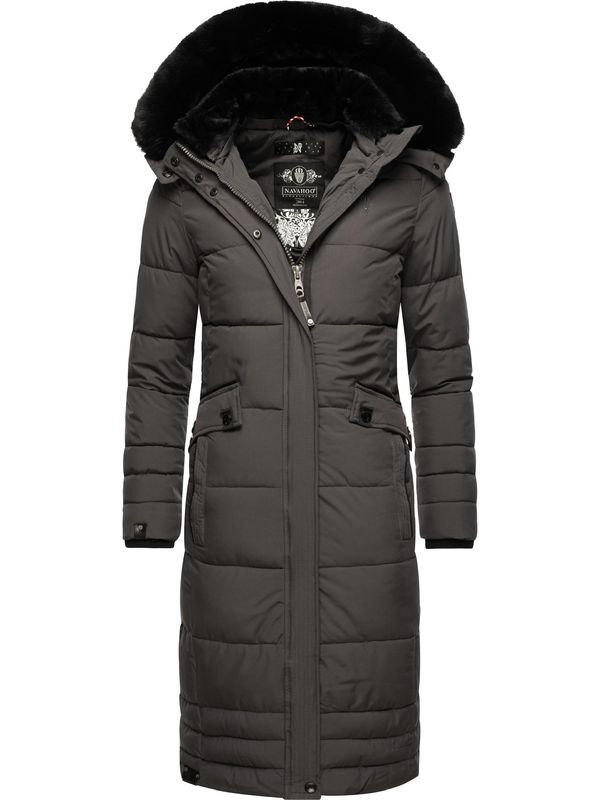 NAVAHOO NAVAHOO Зимно палто 'Fahmiyaa'  антрацитно черно