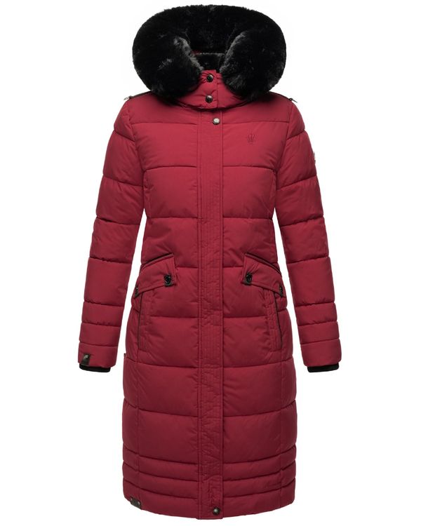 NAVAHOO NAVAHOO Зимно палто 'Fahmiyaa'  бордо / черно