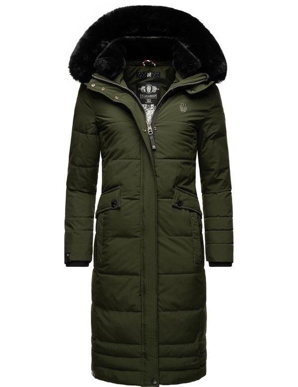NAVAHOO NAVAHOO Зимно палто 'Fahmiyaa'  маслина