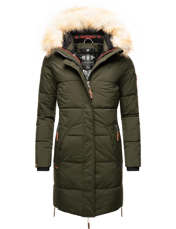 NAVAHOO NAVAHOO Зимно палто 'Halina'  маслина