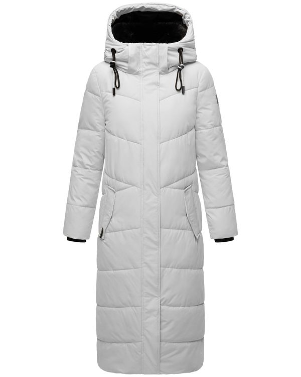 NAVAHOO NAVAHOO Зимно палто 'Hingucker'  светлосиво