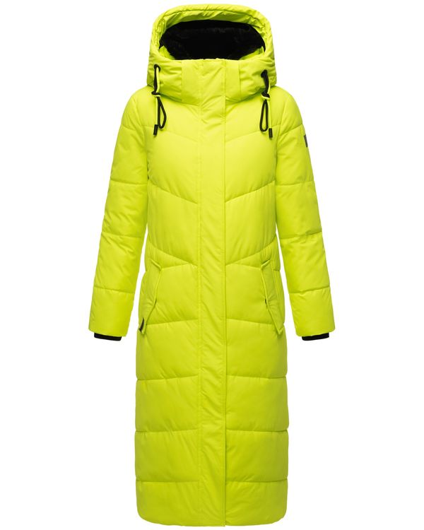 NAVAHOO NAVAHOO Зимно палто 'Hingucker XIV'  неоново зелено / черно