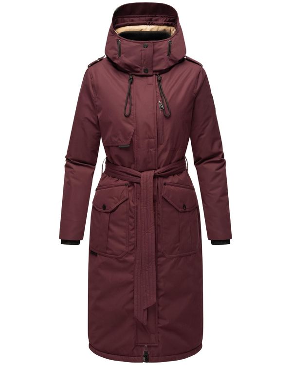NAVAHOO NAVAHOO Зимно палто 'Hokulanii'  бордо