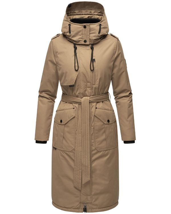 NAVAHOO NAVAHOO Зимно палто 'Hokulanii'  светлокафяво