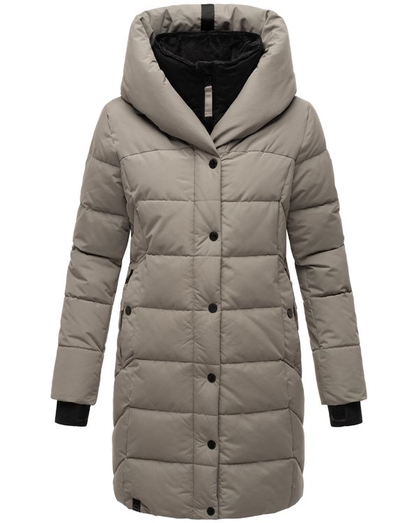 NAVAHOO NAVAHOO Зимно палто 'Knutschilein'  сиво / черно