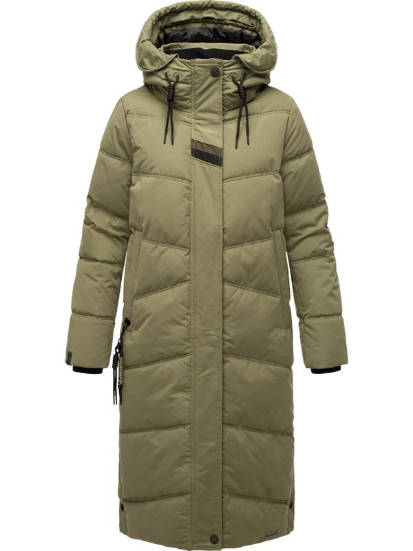NAVAHOO NAVAHOO Зимно палто 'Kuschelmausi'  зелено