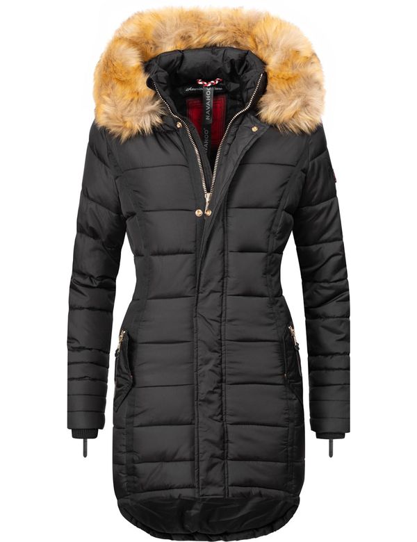 NAVAHOO NAVAHOO Зимно палто 'Papaya'  черно