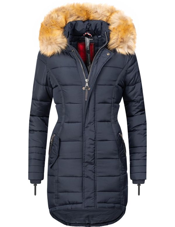 NAVAHOO NAVAHOO Зимно палто 'Papaya'  тъмносиньо