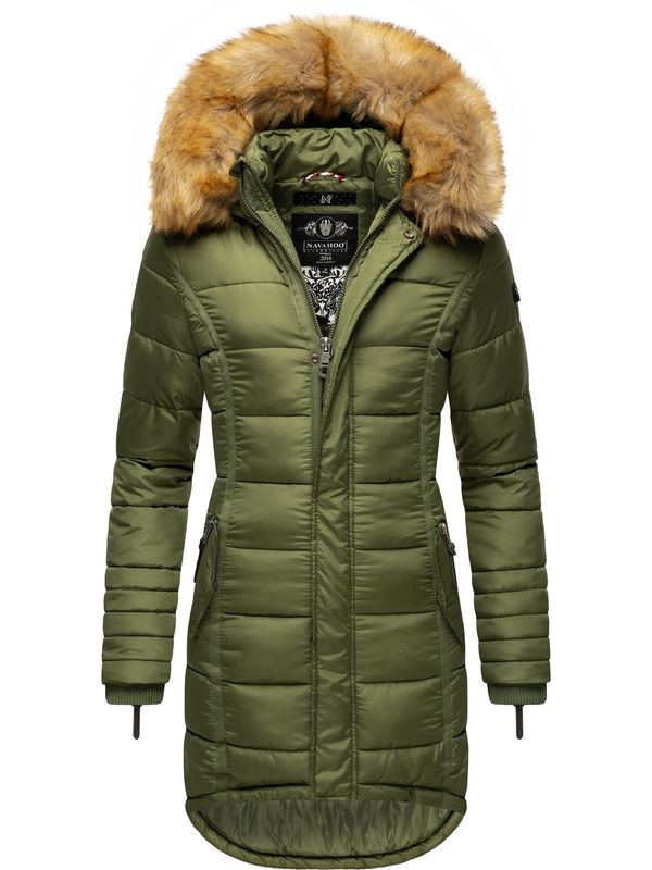 NAVAHOO NAVAHOO Зимно палто 'Papaya'  зелено / маслина