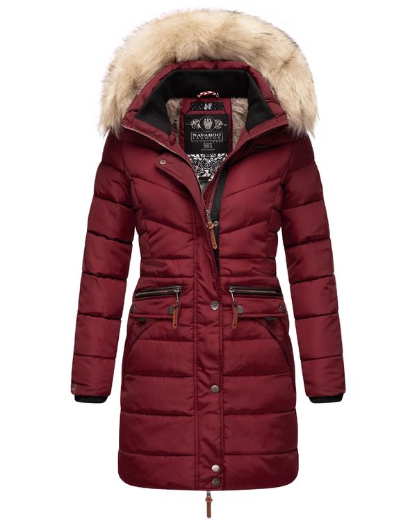 NAVAHOO NAVAHOO Зимно палто 'Paula'  бежово / бордо