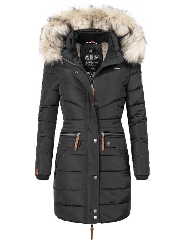 NAVAHOO NAVAHOO Зимно палто 'Paula'  черно