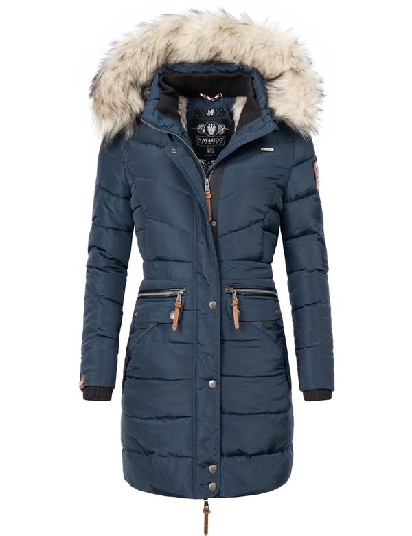 NAVAHOO NAVAHOO Зимно палто 'Paula'  гълъбово синьо