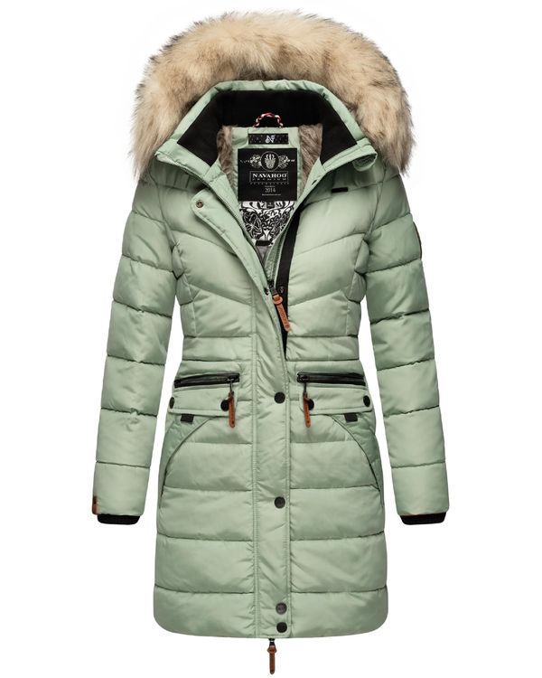 NAVAHOO NAVAHOO Зимно палто 'Paula'  мента