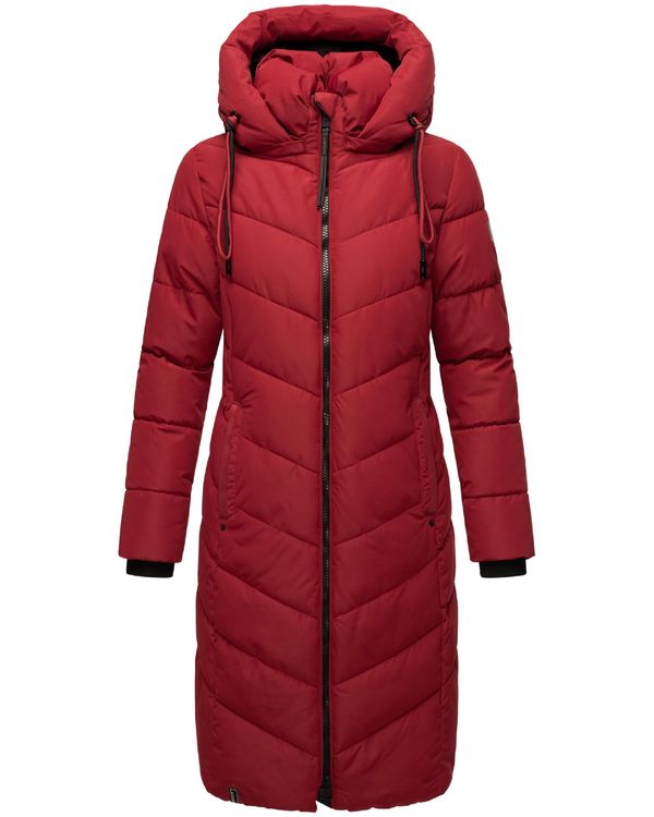 NAVAHOO NAVAHOO Зимно палто 'Sahnekatzii XIV'  червено / черно