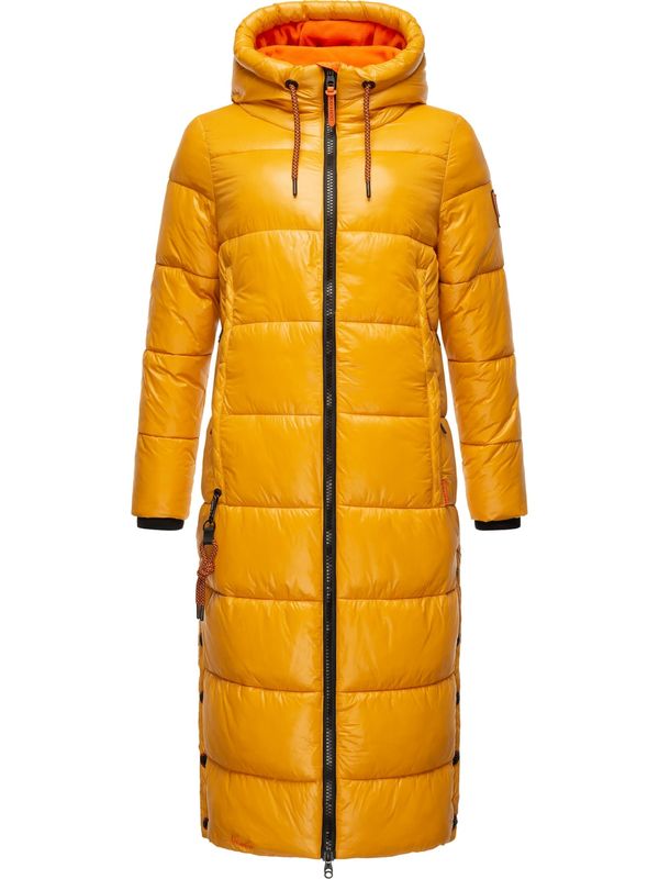 NAVAHOO NAVAHOO Зимно палто 'Schmuseengel'  жълто / черно