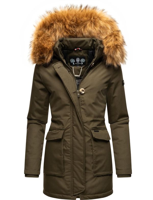 NAVAHOO NAVAHOO Зимно палто 'Schneeengel'  кафяво