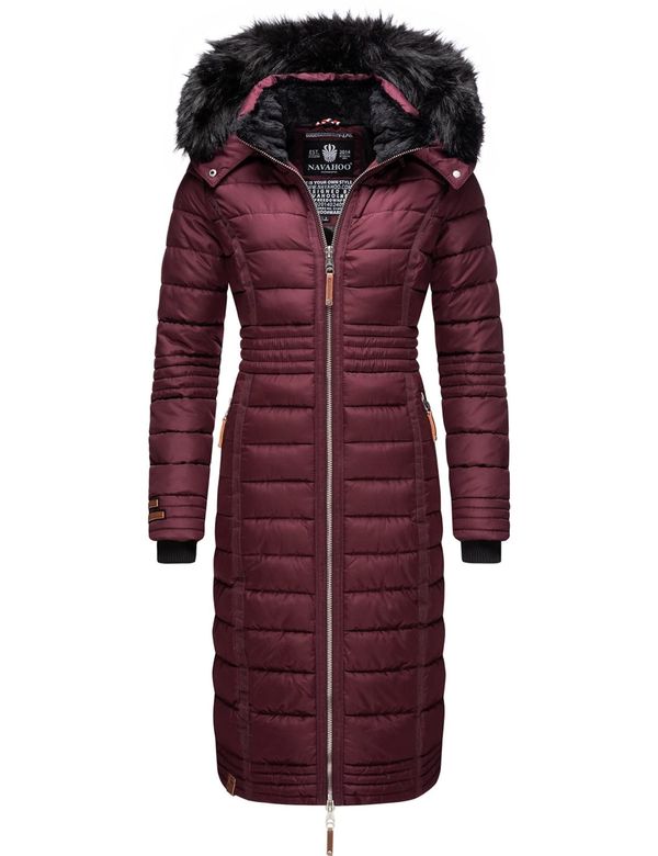 NAVAHOO NAVAHOO Зимно палто 'Umay'  винено червено