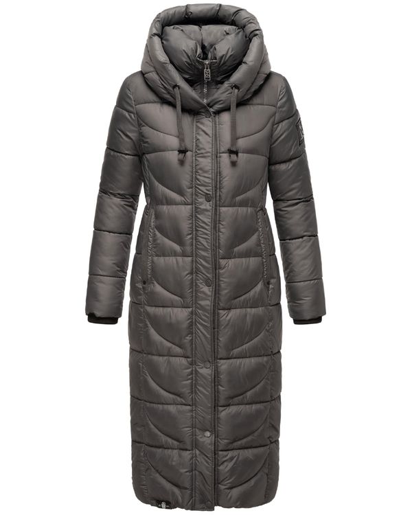 NAVAHOO NAVAHOO Зимно палто 'Waffelchen'  антрацитно черно