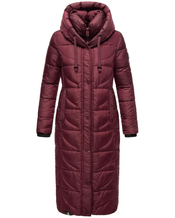 NAVAHOO NAVAHOO Зимно палто 'Waffelchen'  бордо