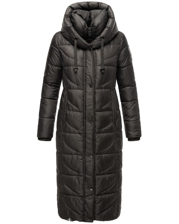 NAVAHOO NAVAHOO Зимно палто 'Waffelchen'  черно