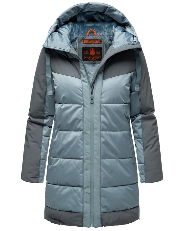NAVAHOO NAVAHOO Зимно яке 'Kätzchen'  тюркоазен / тъмносиво