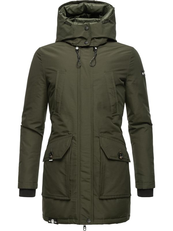 NAVAHOO NAVAHOO Зимно яке  маслина / черно / бяло