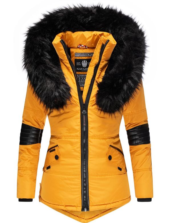 NAVAHOO NAVAHOO Зимно яке 'Nirvana'  жълто / черно