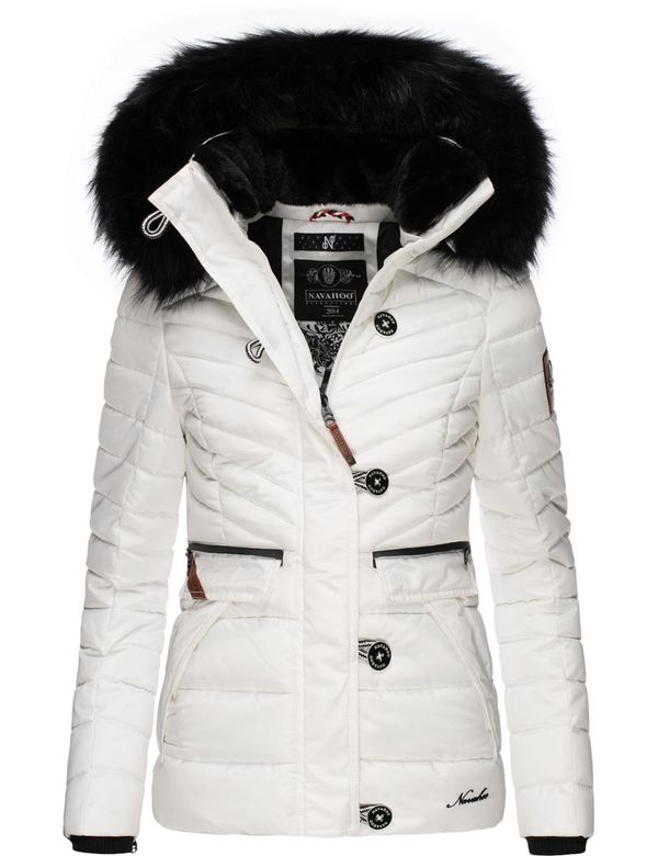 NAVAHOO NAVAHOO Зимно яке 'Wisteriaa'  черно / бяло