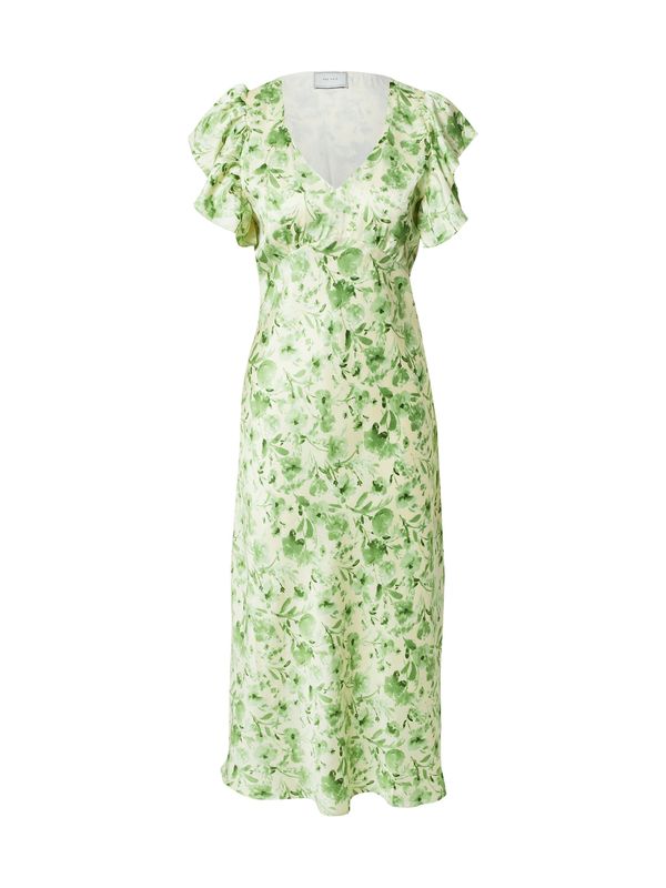 Neo Noir Neo Noir Лятна рокля 'Zahara'  бежово / светлозелено