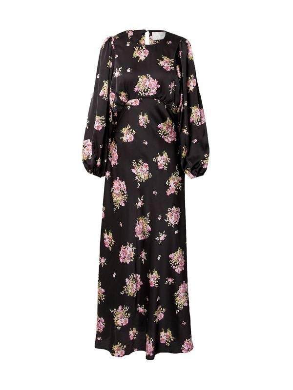 Neo Noir Neo Noir Рокля 'Ilba'  зелено / бледорозово / черно