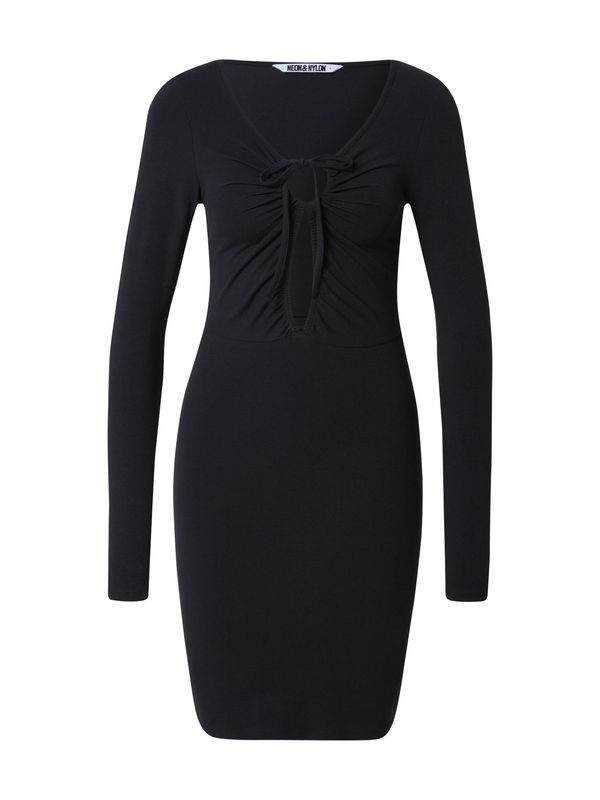 NEON & NYLON NEON & NYLON Рокля  черно