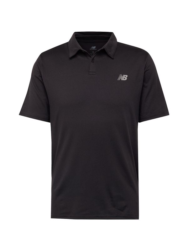 new balance new balance Функционална тениска 'Essentials Performa'  сиво / черно