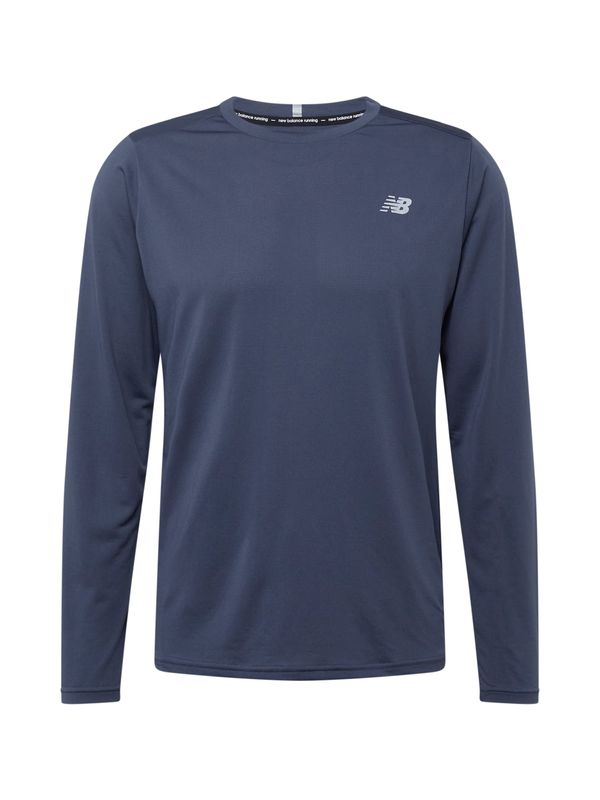 new balance new balance Функционална тениска  морскосиньо / светлосиво