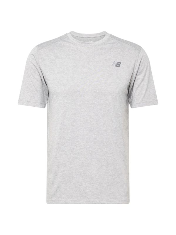 new balance new balance Функционална тениска  сребърно сиво / сив меланж