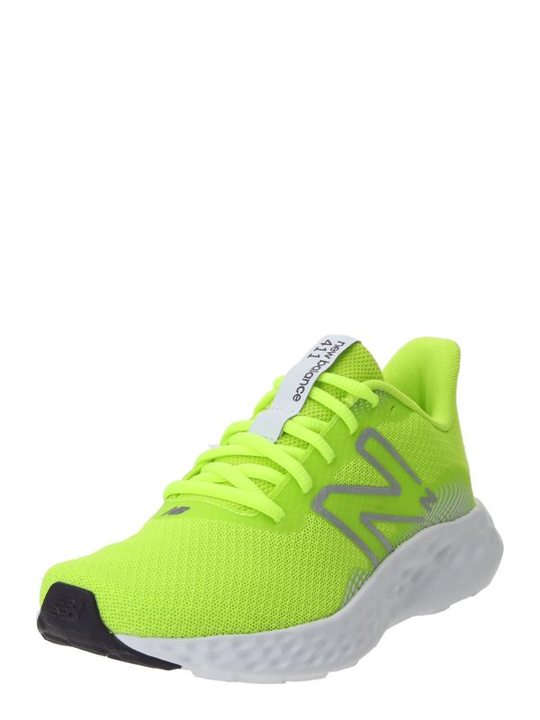 new balance new balance Маратонки за бягане '411'  сребърно сиво / неоново зелено