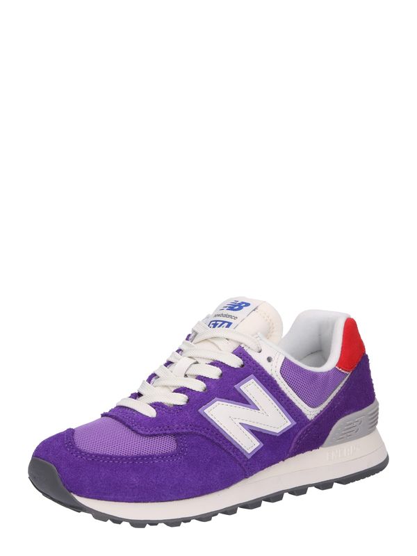new balance new balance Ниски маратонки '574'  синьо / тъмнолилаво / алено / мръсно бяло