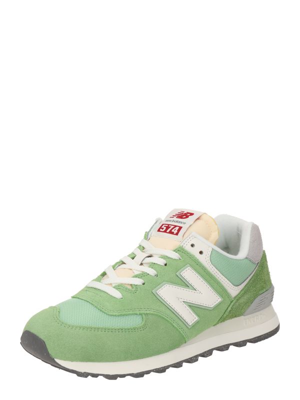 new balance new balance Ниски маратонки '574'  сиво / светлозелено / пастелно оранжево / бяло