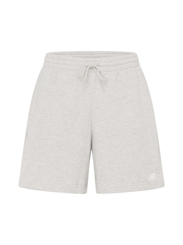 new balance new balance Панталон  сив меланж / бяло