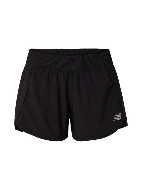 new balance new balance Спортен панталон 'Core 3'  сиво / черно