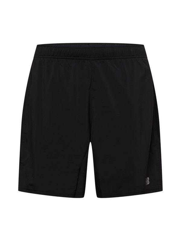 new balance new balance Спортен панталон 'Core Run 2'  черно / бяло