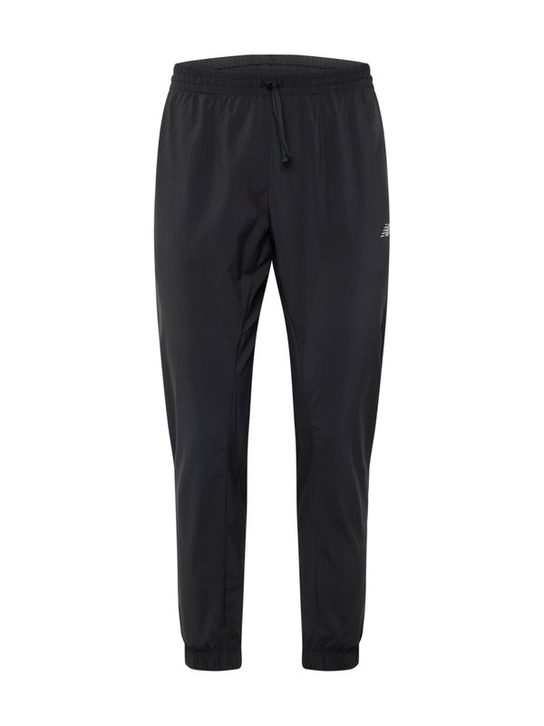 new balance new balance Спортен панталон 'Essentials Active'  сребърно сиво / черно