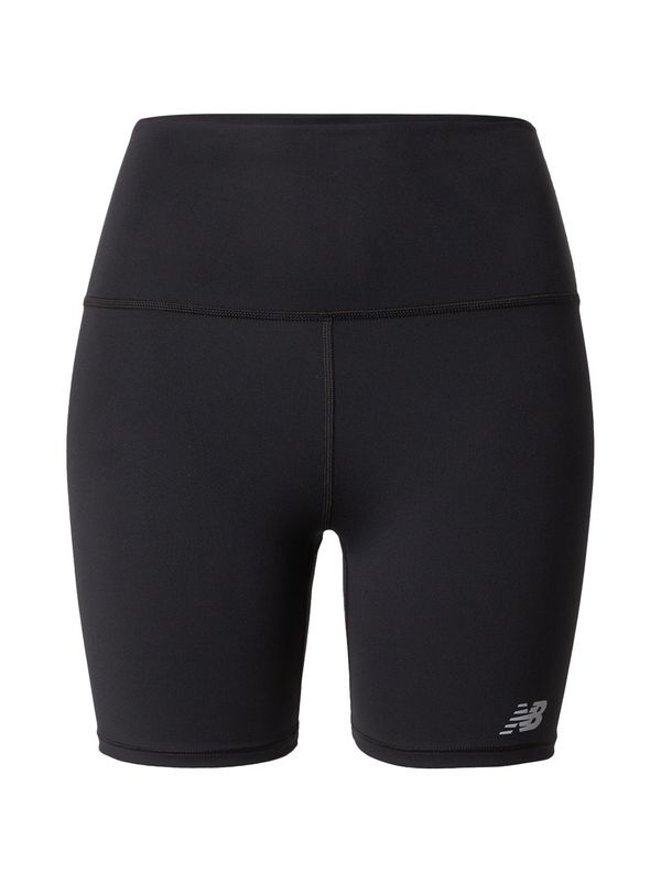 new balance new balance Спортен панталон 'Essentials Harmony'  черно / сребърно