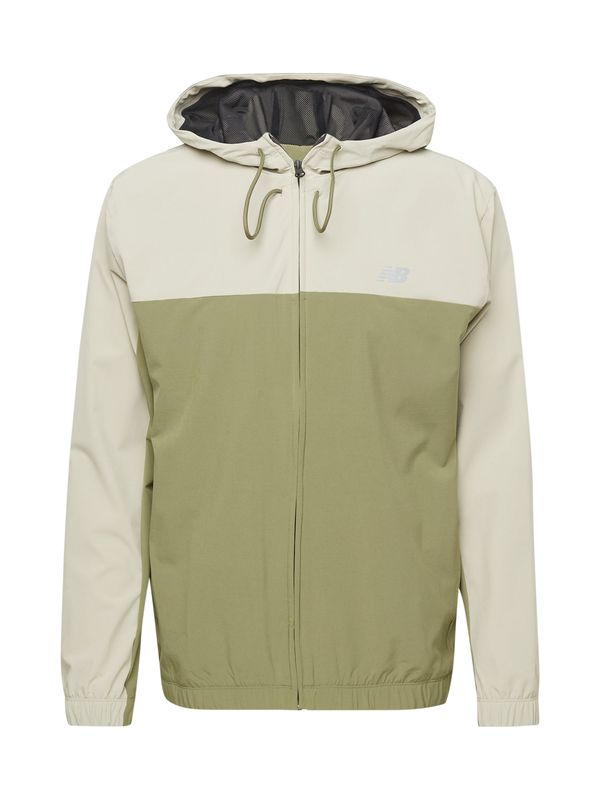 new balance new balance Спортно яке  светлосиво / маслина / пастелно зелено