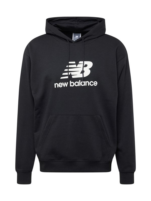 new balance new balance Суичър  черно / бяло