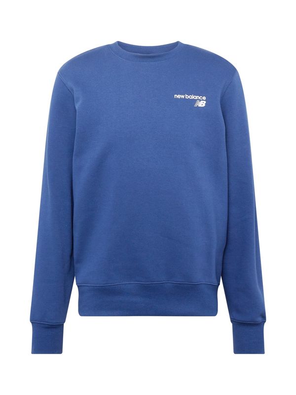 new balance new balance Суичър  синьо / мръсно бяло