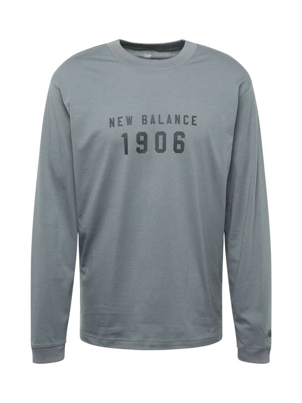 new balance new balance Тениска 'Essentials'  базалтово синьо / черно