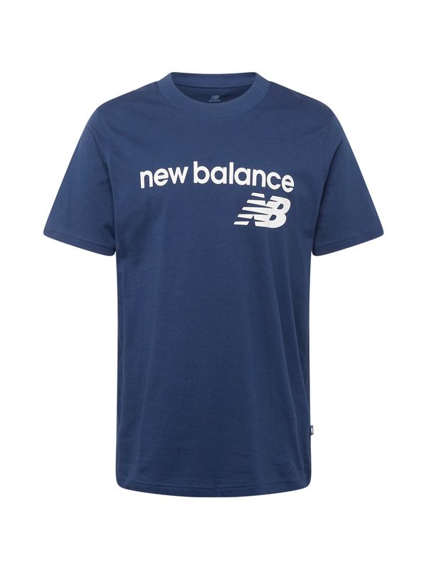 new balance new balance Тениска  нейви синьо / бяло