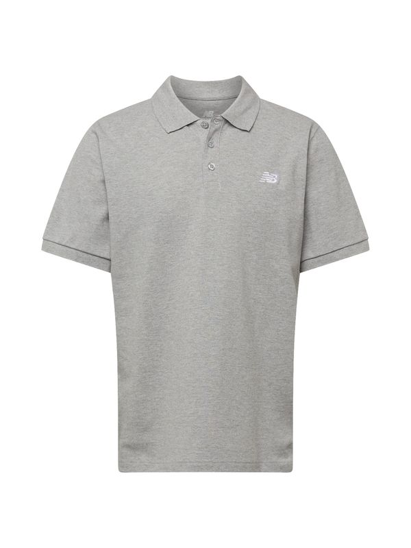 new balance new balance Тениска  сив меланж / бяло