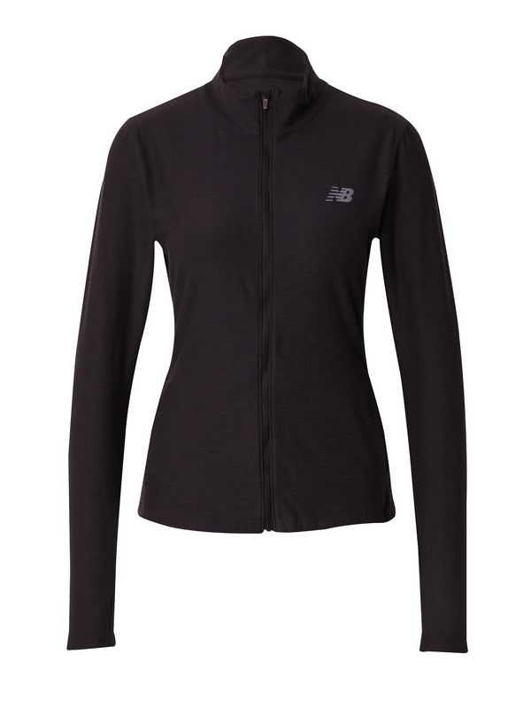 new balance new balance Яке за трениране 'Space Dye'  сиво / черен меланж