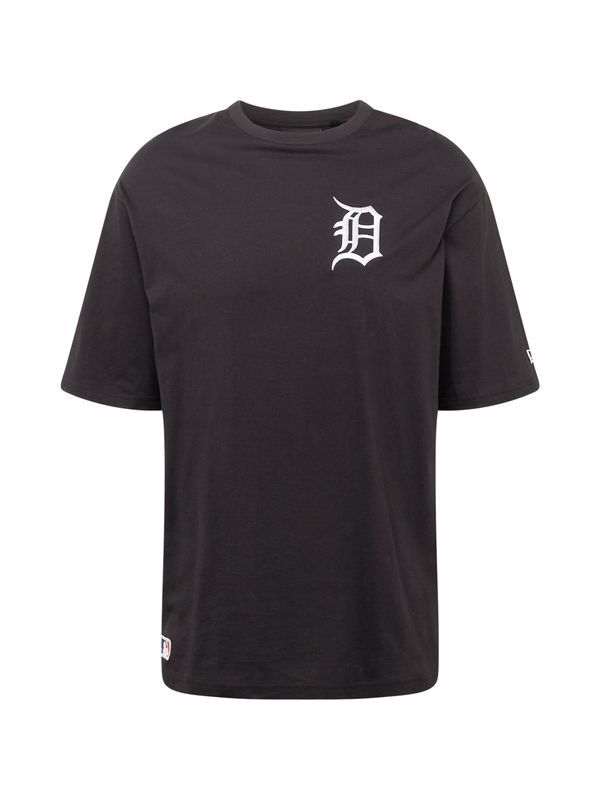 NEW ERA NEW ERA Тениска 'LEAGUE ESSENTIALS'  черно / бяло